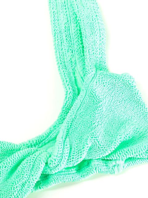 Hunza G Juno crinkle bikini - Green