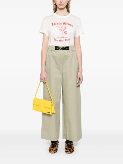 Maje embossed-logo trousers - Green - zdjęcie produktu nr 2