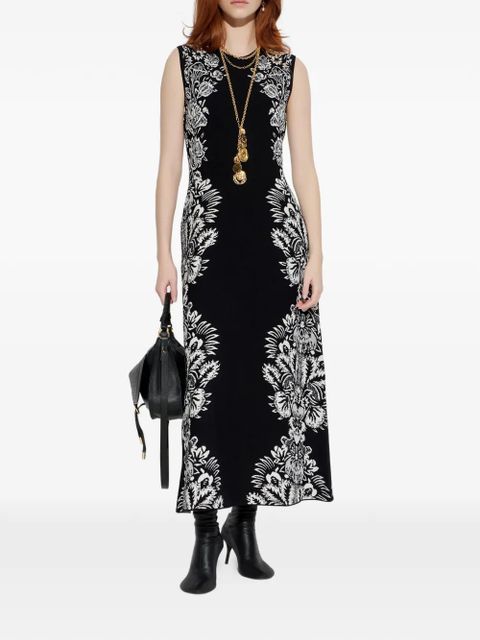 Ulla Johnson Liana floral-pattern sleeveless maxi dress - Black - zdjęcie produktu nr 2