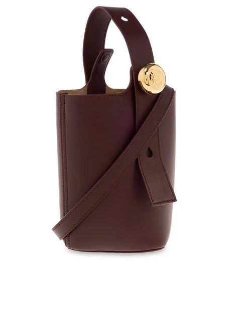 LOEWE mini Pebble bucket bag - Red