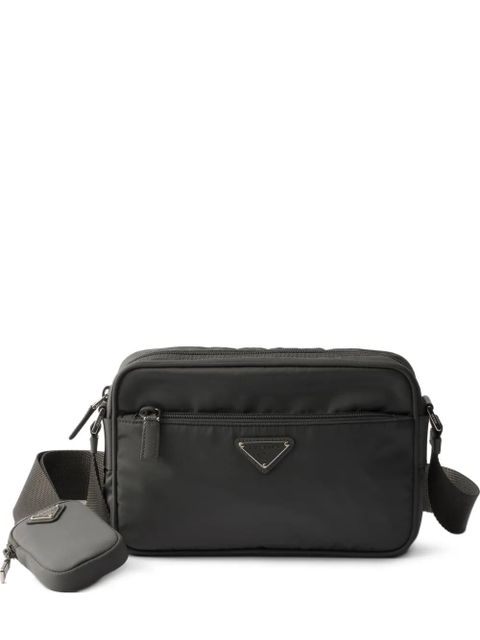 Prada zip pouch woven strap shoulder bag - Grey - zdjęcie produktu nr 1