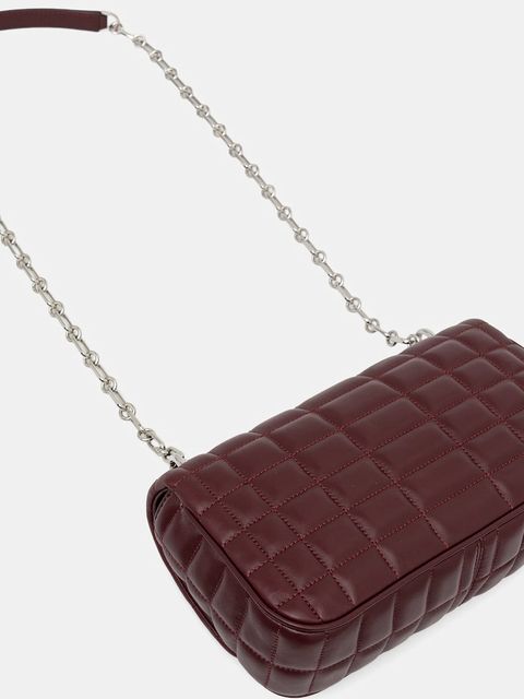 MICHAEL Michael Kors torebka skórzana kolor bordowy 30R4S1SL3L