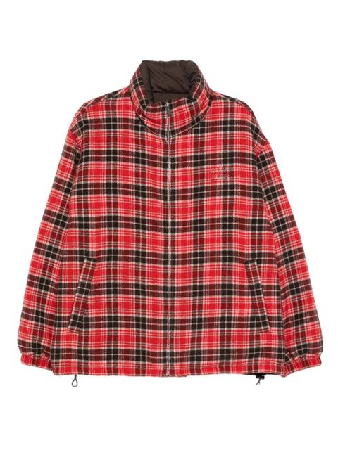 Miu Miu plaid zip jacket - Red - zdjęcie produktu nr 1
