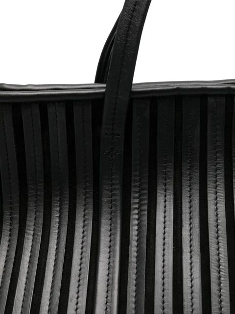 St. Agni large Linea Stitch shoulder bag - Black