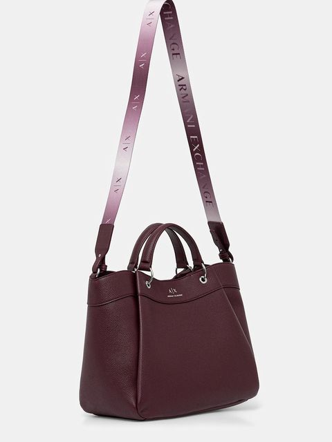 Armani Exchange torebka kolor bordowy 942910 CC783