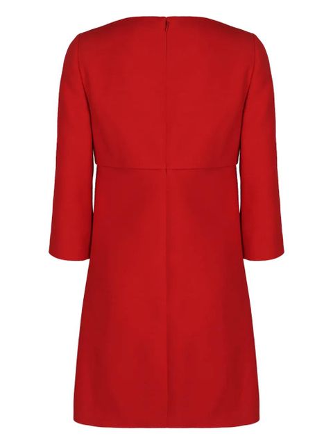 Valentino Garavani bow-detail mini dress - Red - zdjęcie produktu nr 2