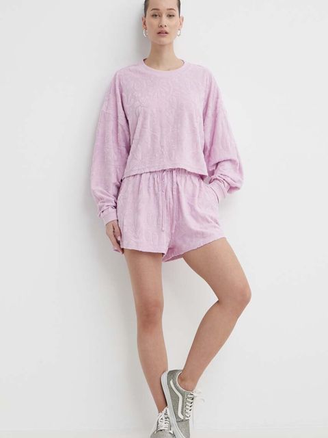 Billabong bluza Loosen Up damska kolor fioletowy wzorzysta ABJFT00412