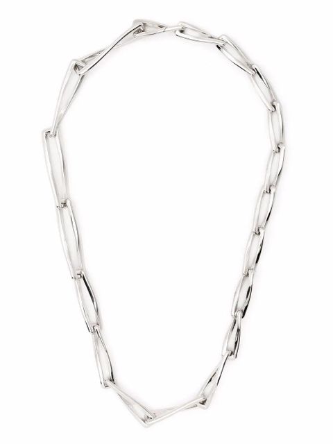 Missoma graduated chunky twisted link necklace - Silver - zdjęcie produktu nr 1