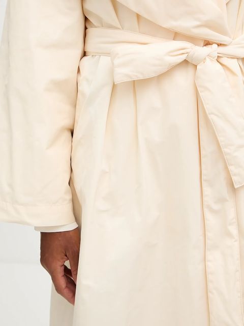 Liviana Conti płaszcz kolor beżowy F5WW44