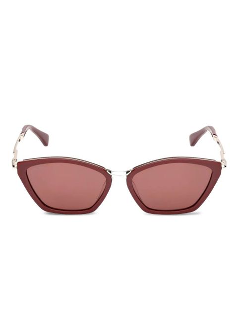 Max Mara Eyewear geometric-framed sunglasses - Red - zdjęcie produktu nr 1