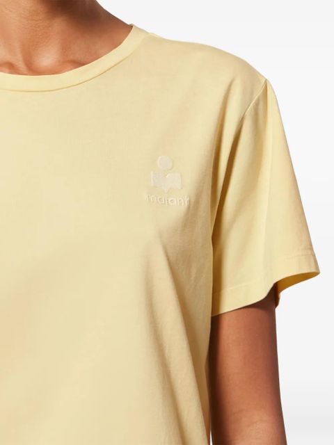 MARANT ÉTOILE Aby crew-neck T-shirt - Yellow