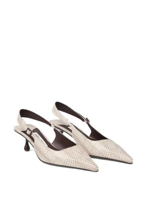 Jimmy Choo 50mm Amel pumps - White