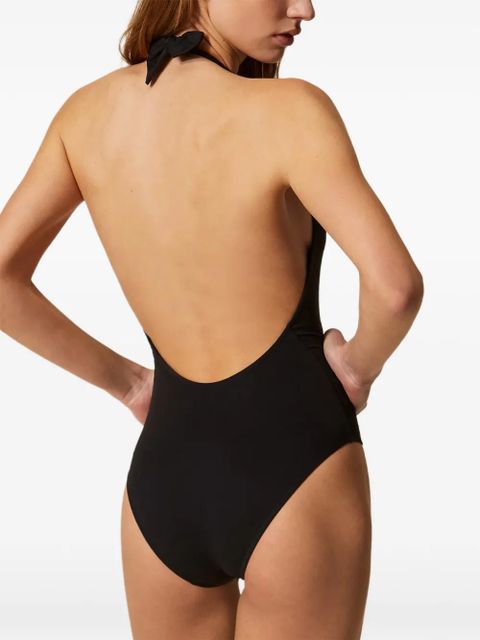 TWINSET embellished swimsuit - Black