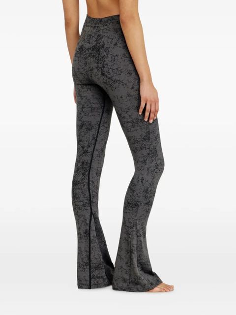 Diesel Fared printed leggings - Grey