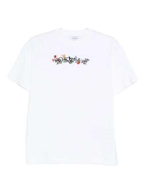 Off-White floral-logo T-shirt