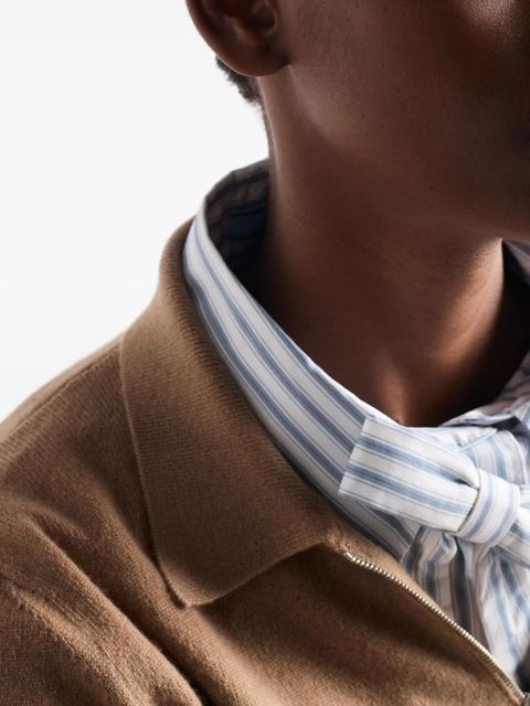 Prada cashmere polo sweater - Brown