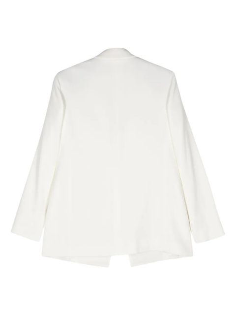 Lanvin rose-button single-breasted blazer - White - zdjęcie produktu nr 2