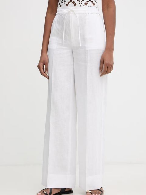 Twinset spodnie damskie lniane - zdjęcie produktu nr 2