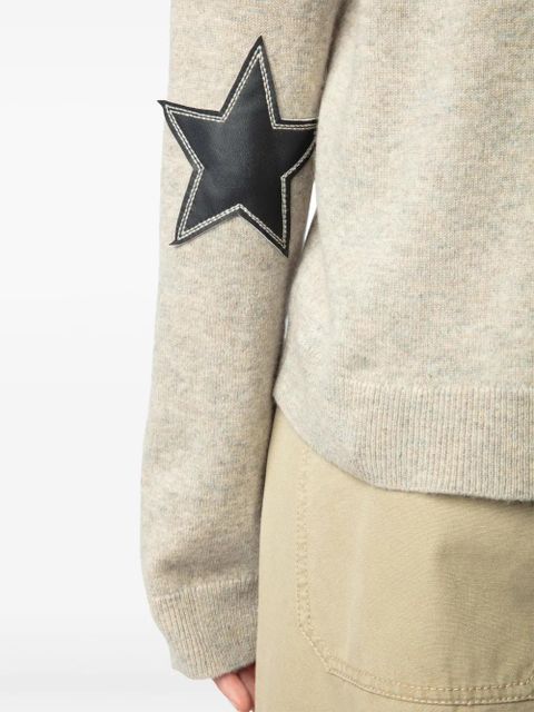 Zadig&Voltaire Vivi patch jumper - Neutrals