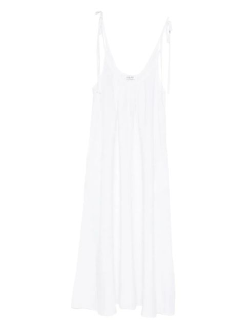 ANINE BING tie-strap midi dress - White - zdjęcie produktu nr 1