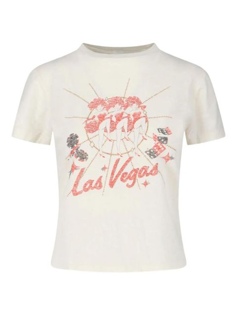 RE/DONE vegas-graphic T-shirt - White - zdjęcie produktu nr 1