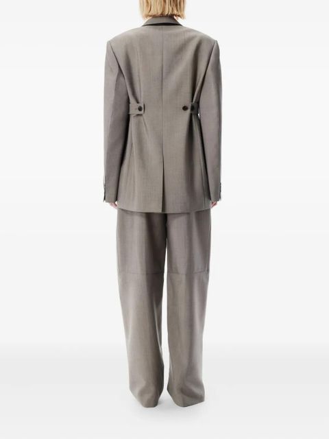 Alexander Wang tab-detailed blazer - Grey - zdjęcie produktu nr 2