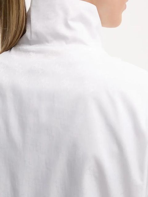 Guess kurtka kolor biały przejściowa oversize V5GL01 WH482