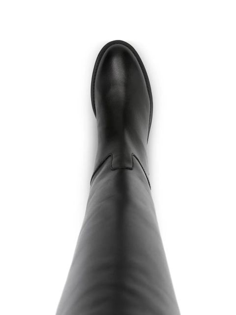 Giuseppe Zanotti leather knee-high boots - Black - zdjęcie produktu nr 2