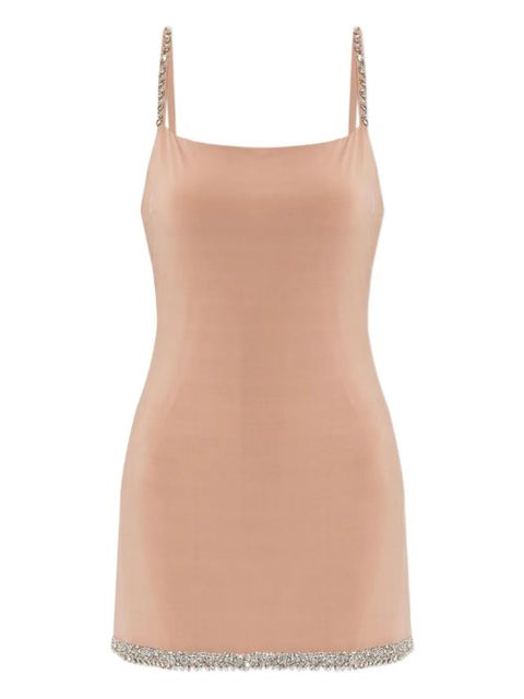 AMIRI crystal-embellished slip dress - Pink - zdjęcie produktu nr 1