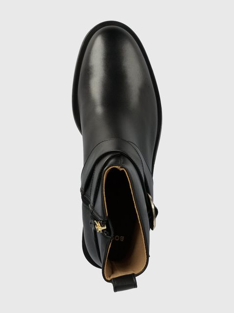 BOSS botki skórzane Iryna