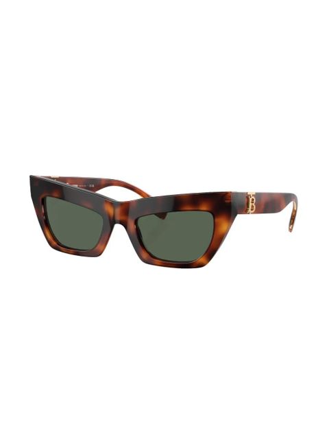 Burberry Eyewear TB-motif cat-eye sunglasses - Green - zdjęcie produktu nr 2