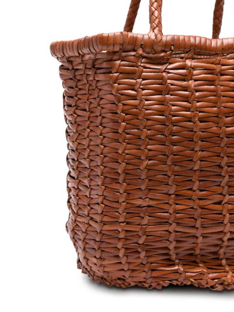 DRAGON DIFFUSION leather bucket bag - Brown