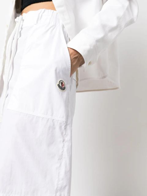 Moncler knee-length drawstring shorts - White - zdjęcie produktu nr 2