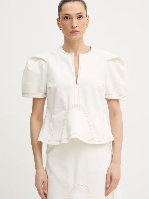 MUNTHE bluzka damska bawełniana BAYNOR - zdjęcie produktu nr 2