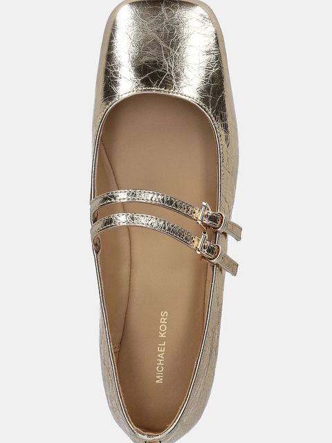 MICHAEL Michael Kors baleriny skórzane Matilda kolor złoty 40F5MTFP1M.740