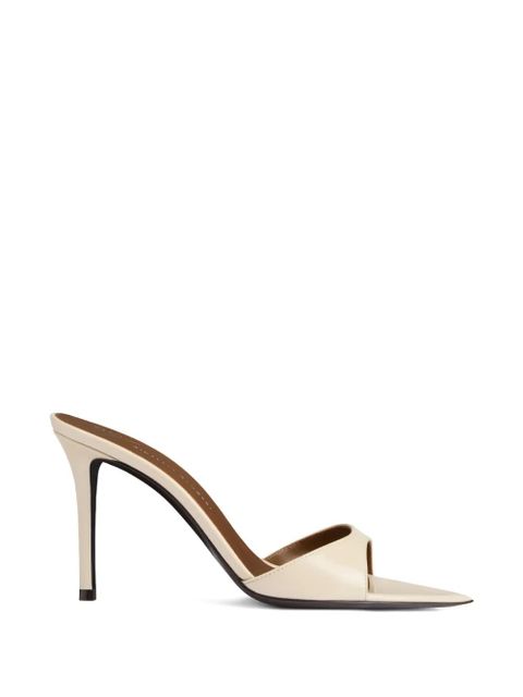 Giuseppe Zanotti Intriigo pointed toe stiletto heel sandals - Neutrals - zdjęcie produktu nr 1
