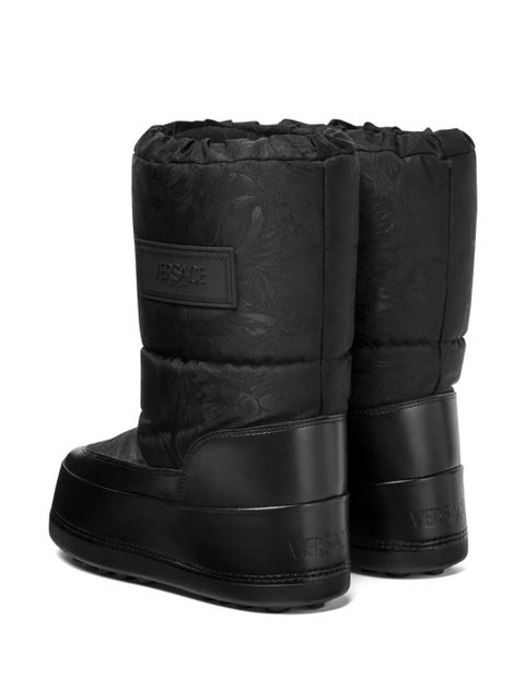 Versace Barocco Milano boots - Black