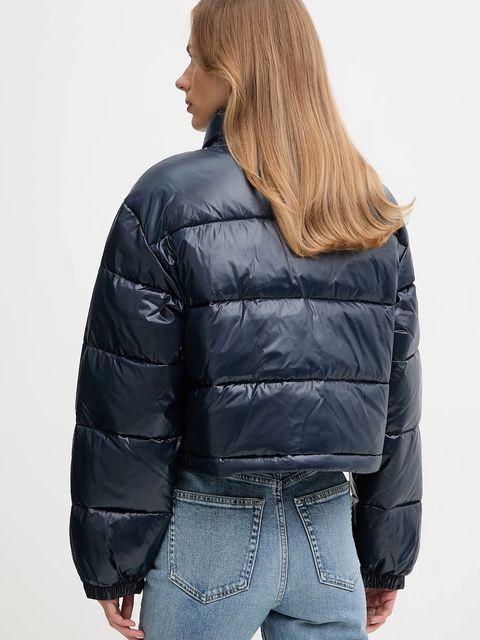 Calvin Klein Jeans kurtka kolor granatowy zimowa LV047D504G