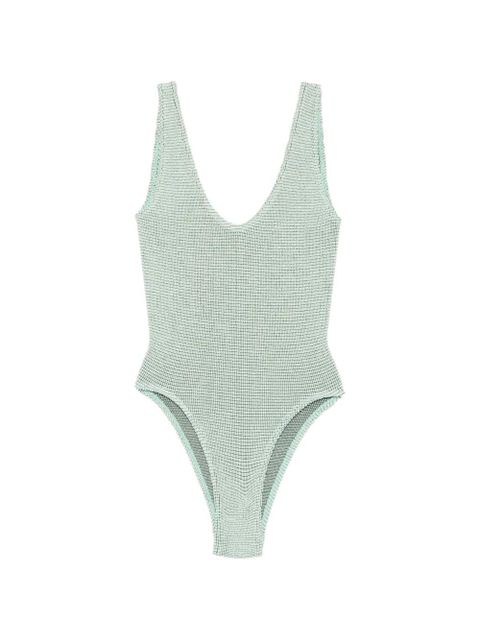 Bond-eye Mara sleeveless V-neck swimsuit - Green - zdjęcie produktu nr 1