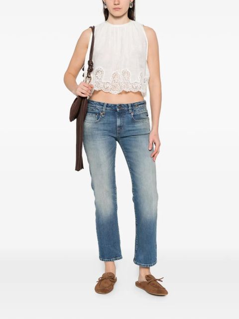 SANDRO lace-hem blouse - White - zdjęcie produktu nr 2