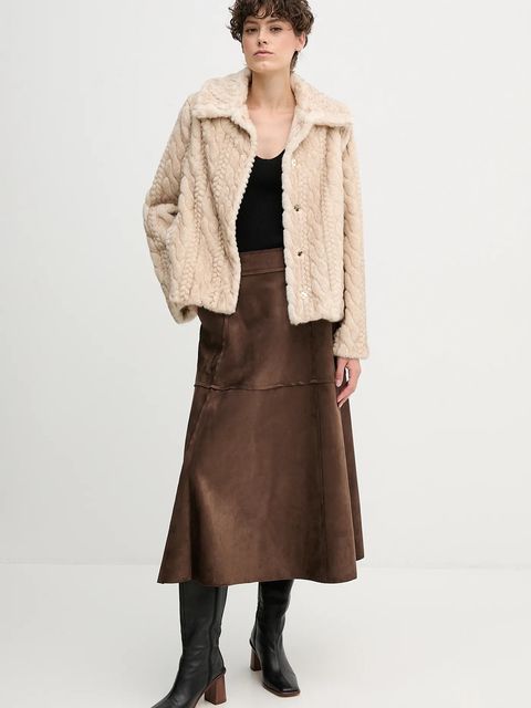 Gaudi kurtka kolor beżowy 521FD39006