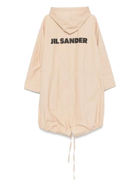 Jil Sander logo-print coat - Neutrals - zdjęcie produktu nr 2