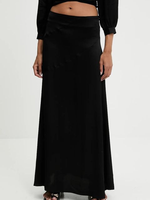 Answear.LAB bluzka i spódnica damski kolor czarny