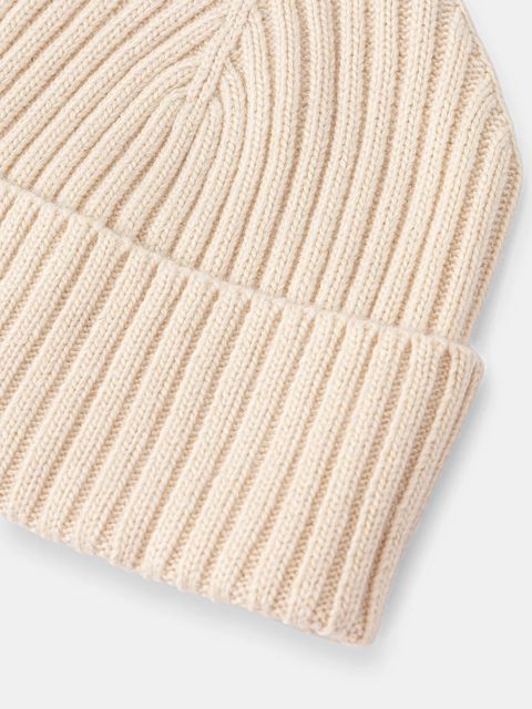 Sisley czapka z domieszką wełny kolor beżowy z cienkiej dzianiny 132HSA00B