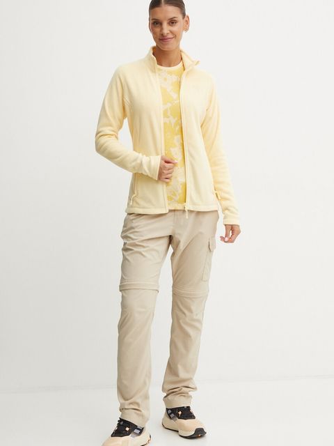 Helly Hansen bluza sportowa Daybreaker kolor żółty gładka 51599 - zdjęcie produktu nr 2