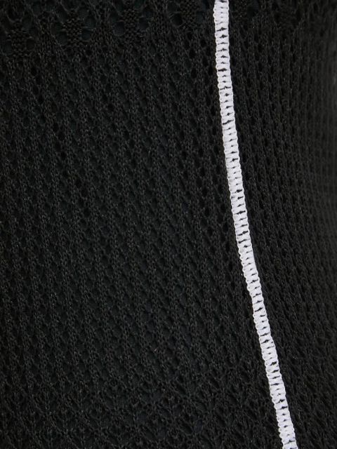 PINKO mesh midi dress - Black