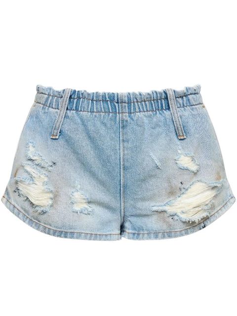 MM6 Maison Margiela denim shorts - Blue - zdjęcie produktu nr 1