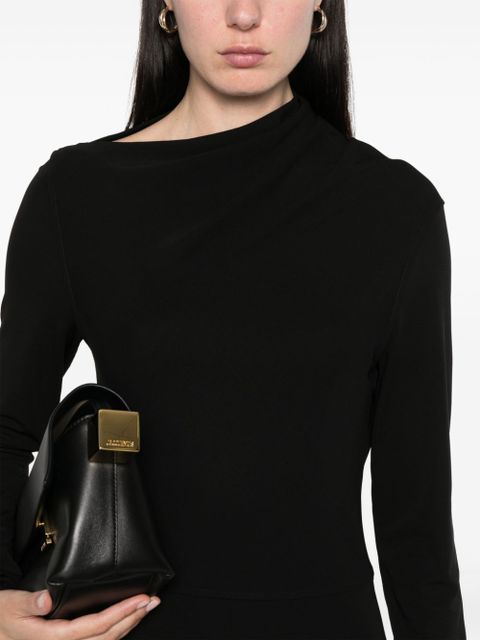 TOTEME draped jersey dress - Black