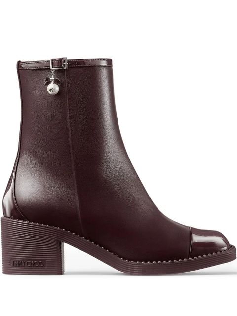Jimmy Choo 60mm Adry leather ankle boots - Brown - zdjęcie produktu nr 1