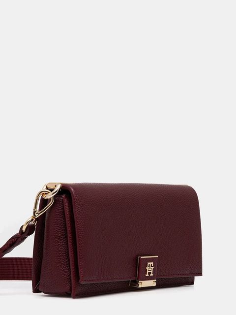 Tommy Hilfiger torebka kolor bordowy AW0AW17949 - zdjęcie produktu nr 2